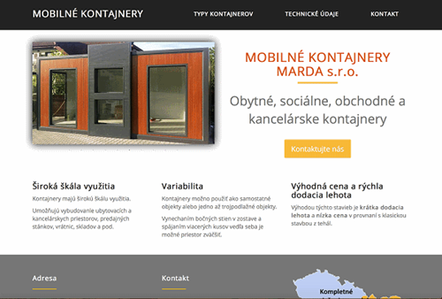 Mobilné kontajnery